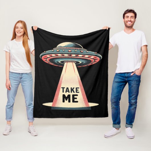 私を連れて行く フリースブランケット (インサイチュ)