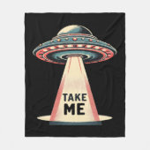 私を連れて行く フリースブランケット (正面)