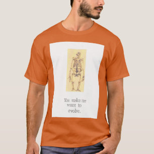 私を進化させたい Tシャツ
