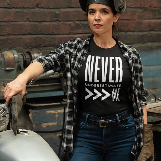 私を過小評価しないでTee トライブレンドTシャツ