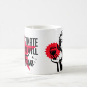 私を過小評価するおもしろいマグ モーフィングマグカップ (中央)