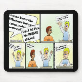 私を選べ！ マウスパッド (正面)