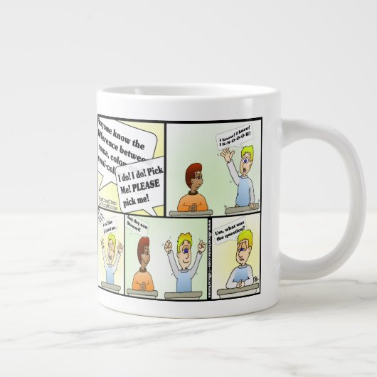 私を選べ!特殊マグカップ ジャンボコーヒーマグカップ (右)