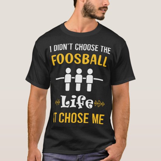 私を選んだ卓上サッカー Tシャツ (正面)