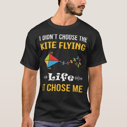 私を選んでくれた凧揚げ Tシャツ (正面)