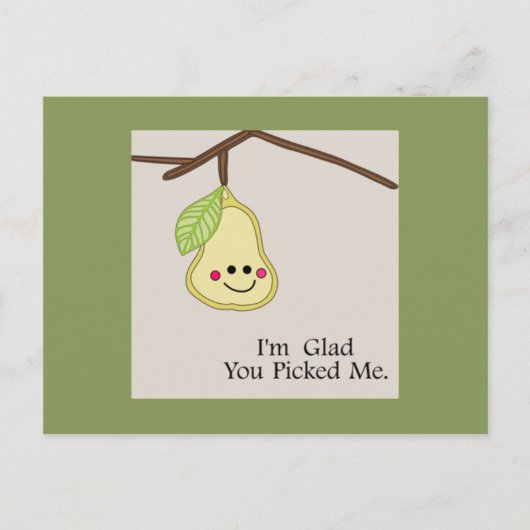 私を選んでよかった ポストカード (正面)