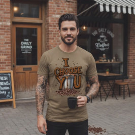 私を選んでコーヒー Tシャツ