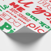 私を選んで下さい ラッピングペーパー (角)