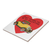 私を避けないで、バレンタインになって!レトロバレンタイン タイル (側面)