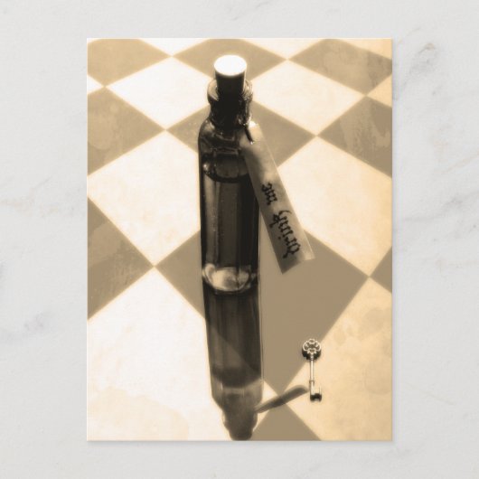 私を郵便はがき飲んで下さい ポストカード (正面)