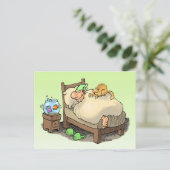 私を郵便はがきlongsleeperの眠ることを許可して下さい ポストカード (スタンド正面)