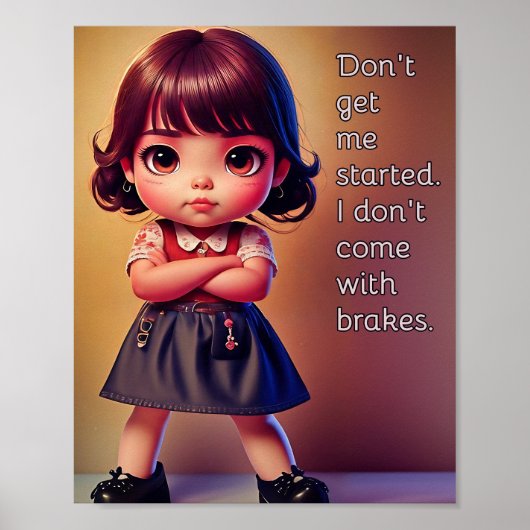 私を開始しないブレーキなし ポスター (正面)