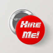 私を雇え！ 缶バッジ (正面&裏面)
