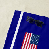 私を非難しない私はトランプに投票 ビーチタオル (インサイチュ)