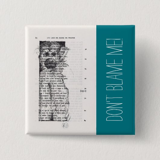 私を非難しないMonkey Year 2016ボタン 缶バッジ (正面)