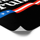 私を非難するトランプ大統領の選挙に投票した ポスター (角)