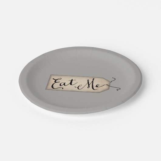 私を食べて下さい ペーパープレート (アングル)