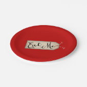 私を食べて下さい ペーパープレート (アングル)