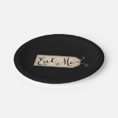 私を食べて下さい ペーパープレート (アングル)