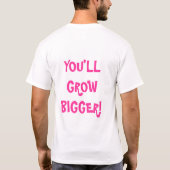 私を食べて下さい! Tシャツ (裏面)