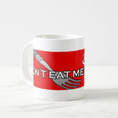 私を食べないで下さい! ™のマグ コーヒーマグカップ (正面左)