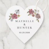 私を食べなさい! ヴィンテージ アリスインワンダーランド ウェディング フェイバータグ (裏面)