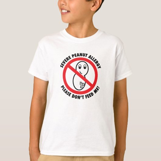 私を食べ物を与えないで下さい! 子供のTシャツ Tシャツ (正面)