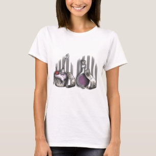 私を飲みます私をTシャツ食べて下さい Tシャツ