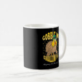 私を飲み込む感謝ティードリップグラビーD コーヒーマグカップ (正面右)