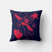 私を16 x 16綿の装飾用クッション抱き締めて下さい クッション (裏面)