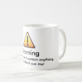 私を-マグ訴えないで下さい コーヒーマグカップ (正面右)