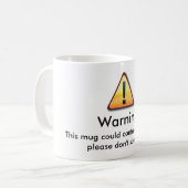 私を-マグ訴えないで下さい コーヒーマグカップ (正面左)