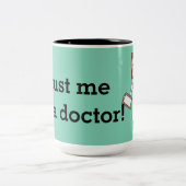 私を、余りに信頼して下さい ツートーンマグカップ (中央)