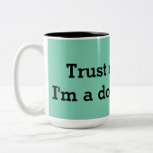 私を、余りに信頼して下さい ツートーンマグカップ (左)