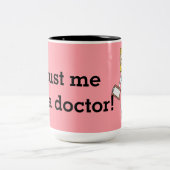 私を、余りに信頼して下さい ツートーンマグカップ (中央)