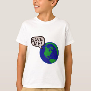 私を-地球救って下さい Tシャツ