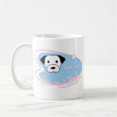 私を…愛私のピットブル愛して下さい! コーヒー・マグ コーヒーマグカップ (左)