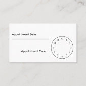 私を、理容師整えて下さい 予約カード (裏面)