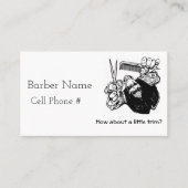 私を、理容師整えて下さい 予約カード (正面)