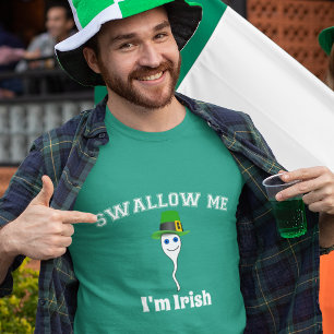 私を、私ありますアイルランド語が飲み込んで下さい Tシャツ