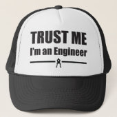 私を、私ありますエンジニアが信頼して下さい キャップ (正面)