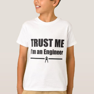 私を、私ありますエンジニアが信頼して下さい Tシャツ