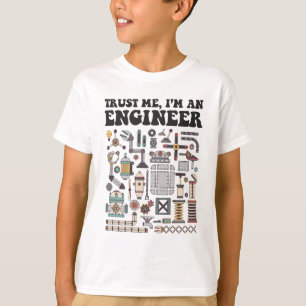 私を、私ありますエンジニアが信頼して下さい Tシャツ