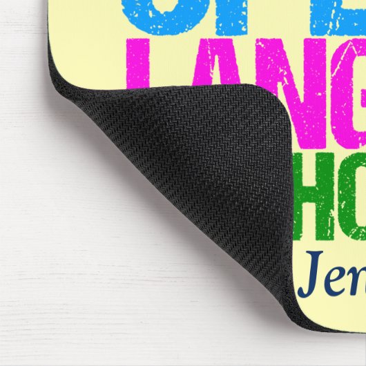 私を、私ありますスピーチの言語病理学者が信頼して下さい マウスパッド (コーナー)