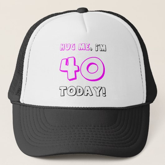 私を、私あります今日40が抱き締めて下さい! キャップ (正面)