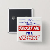 私を、私あります公証人の大きい握手が信頼して下さい 缶バッジ (正面&裏面)