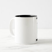 私を、私あります精神科医が信頼して下さい! ツートーンマグカップ (正面左)