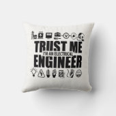 私を、私あります電気技師が信頼して下さい クッション (裏面)