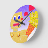 私を、私あります馬蝿の幼虫が愛して下さい ラウンド壁時計 (傾斜)