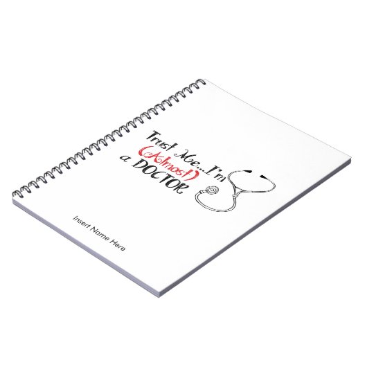 私を、私あります(ほとんど)医者が信頼して下さい ノートブック (左側)